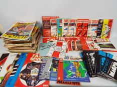 A collection of football related magazin