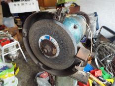 A floor standing metal rotary grinder, working order, NOTE: ITEM IS LOCATED IN ST HELENS,