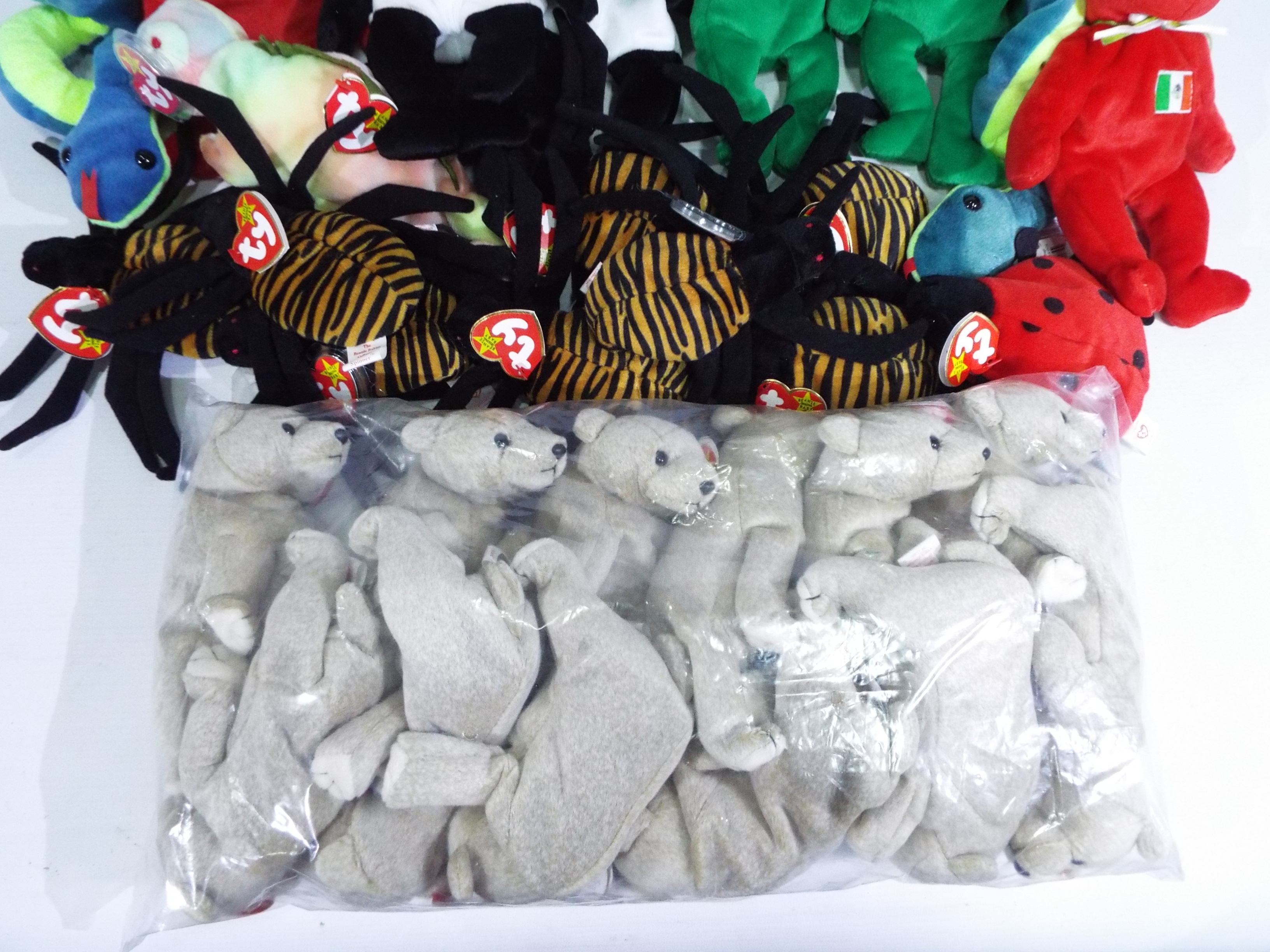 Ty Beanie - 35 x Beanie Babies 2 x Beanie Buddies - Lot includes a 'Spinner' spider, - Image 2 of 3