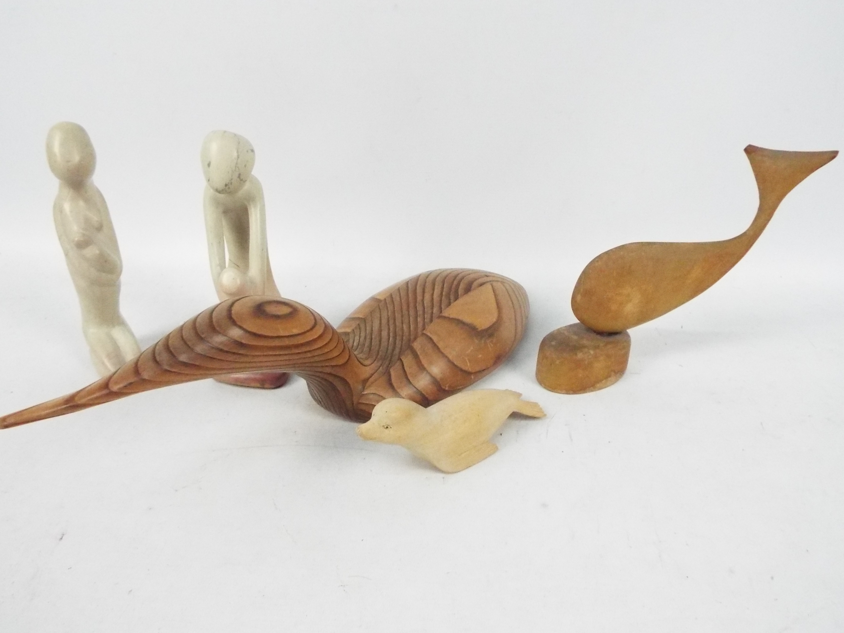 Lot to include carved wooden animals, - Image 3 of 3