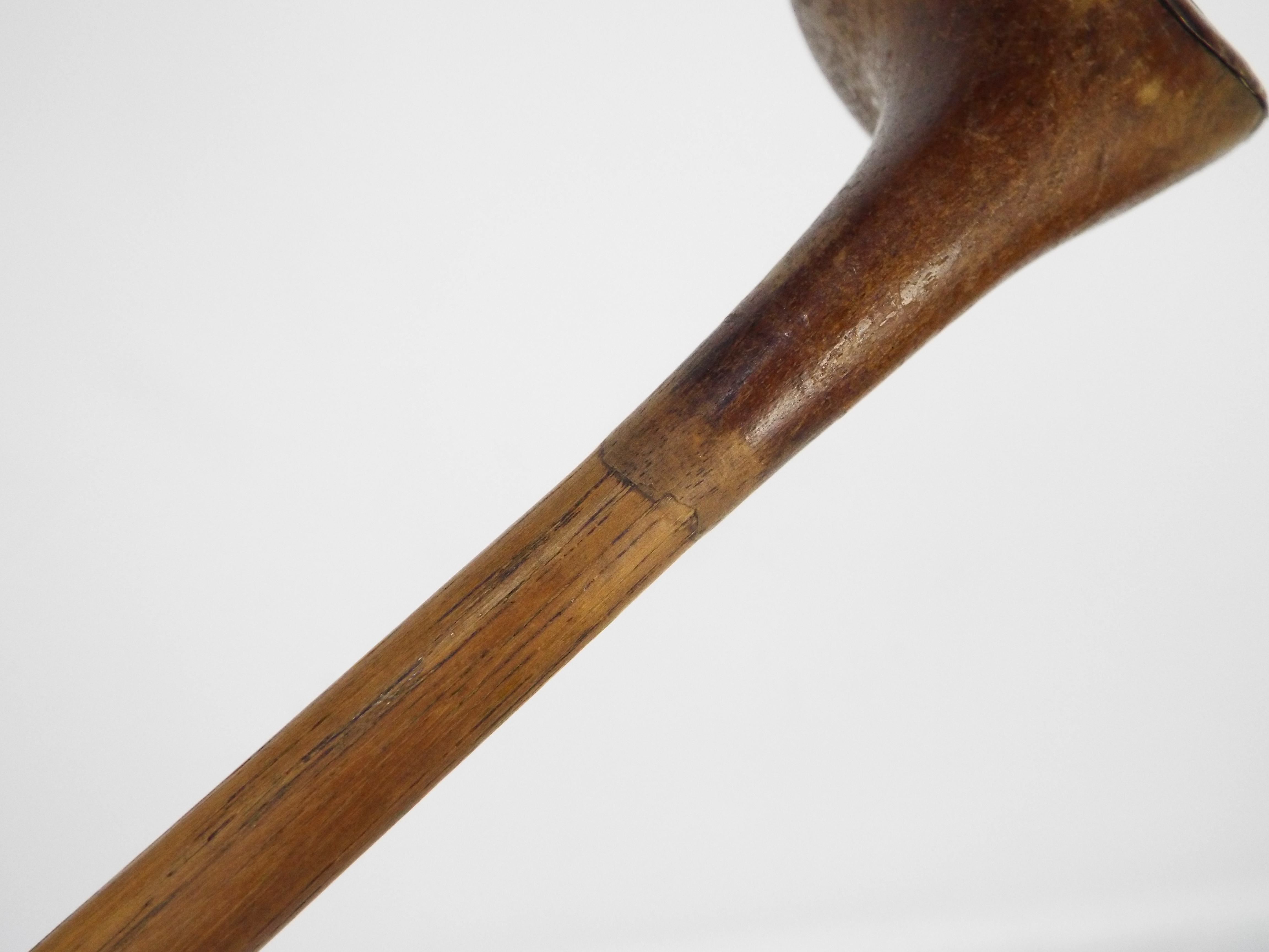 An early 20th century hickory shaft golf club by Robert Forgan St Andrews with brass sole plate, - Image 10 of 10