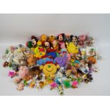 A quantity of soft toys, McDonalds toys and other.