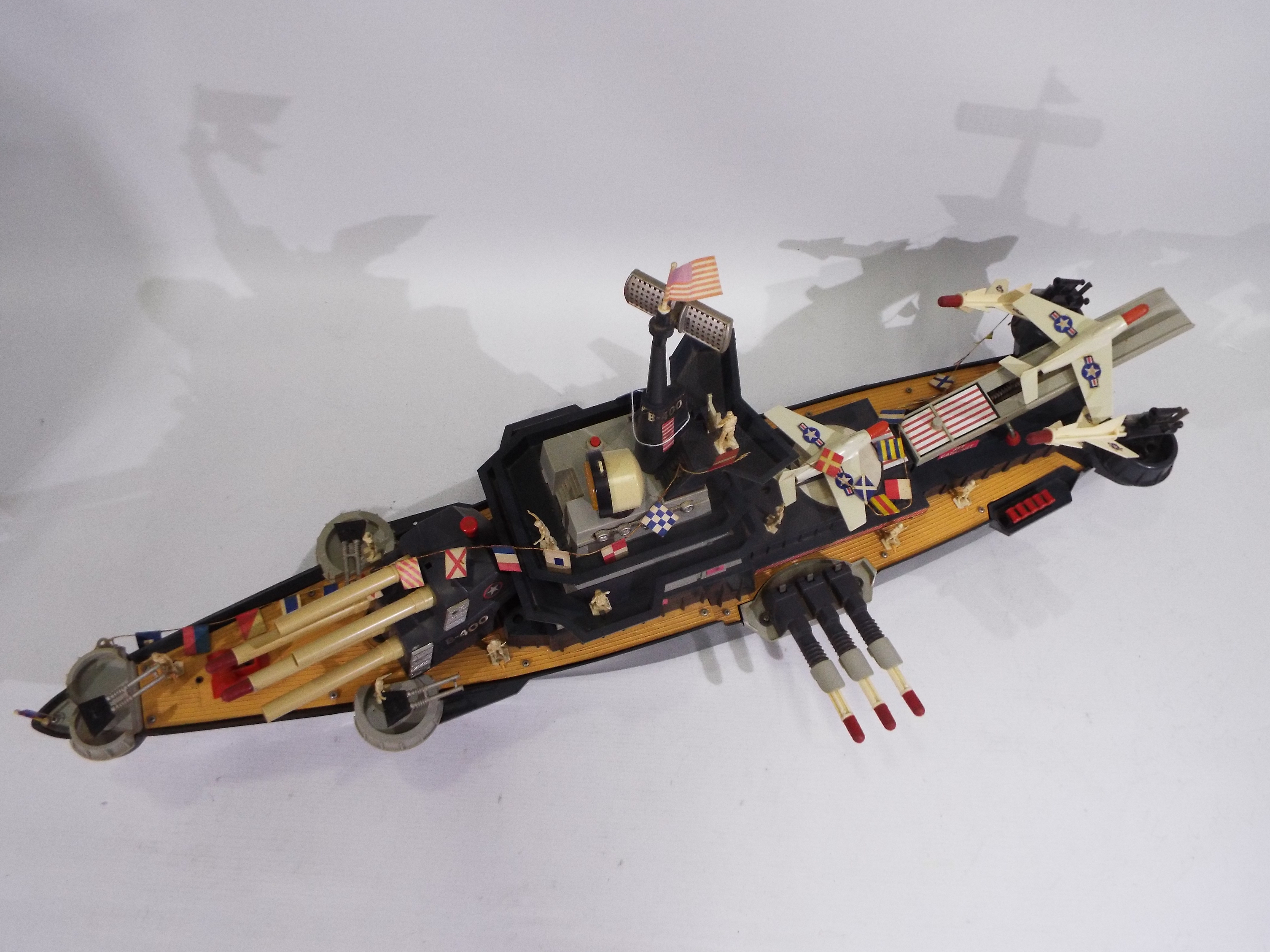 Topper Toys - An unboxed battery operated 'USS Battlewagon' from Topper Toys. - Image 2 of 4