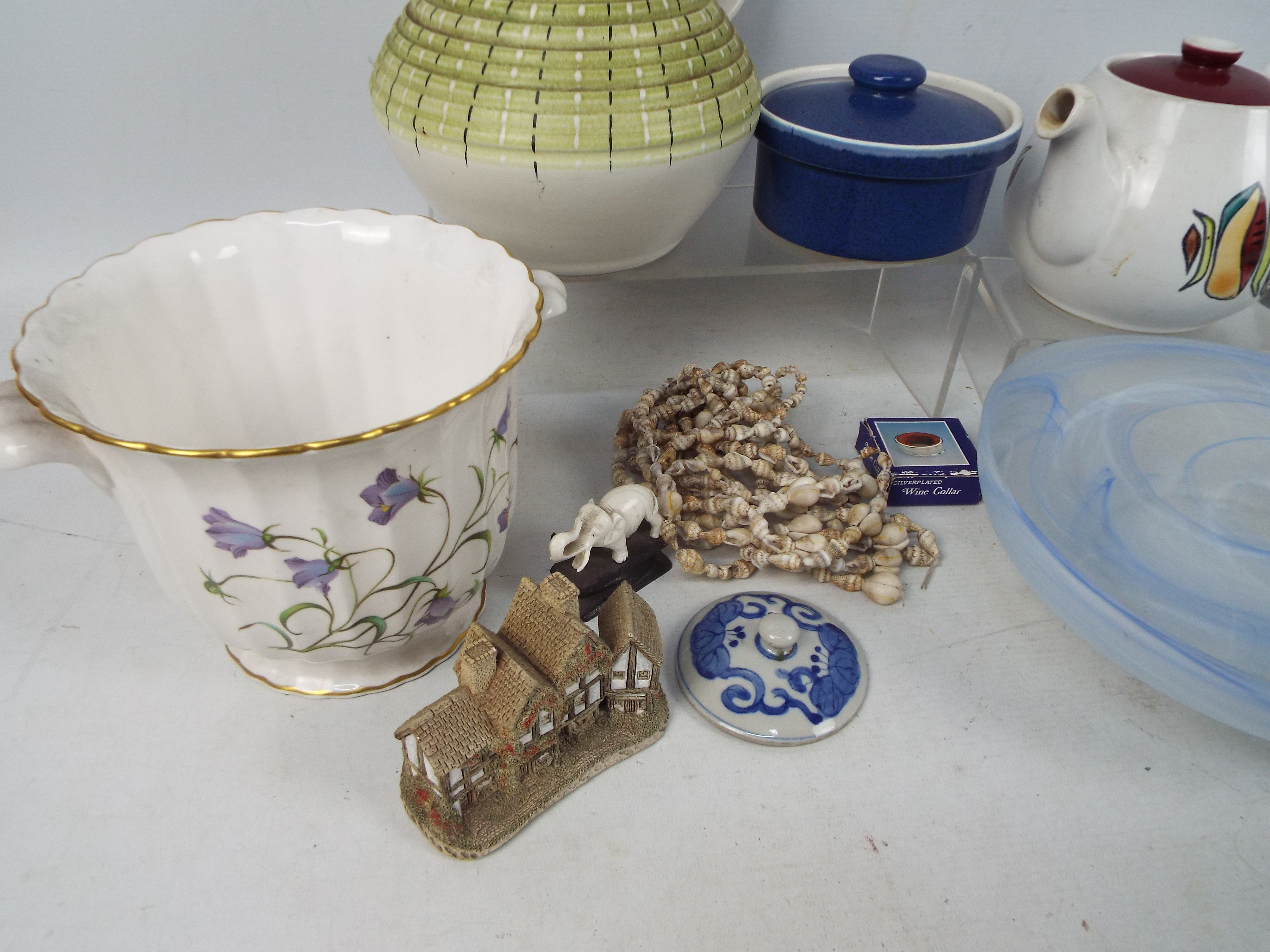 Mixed ceramics and glassware to include a Denby Burlington (green colourway) coffee pot, - Image 2 of 5