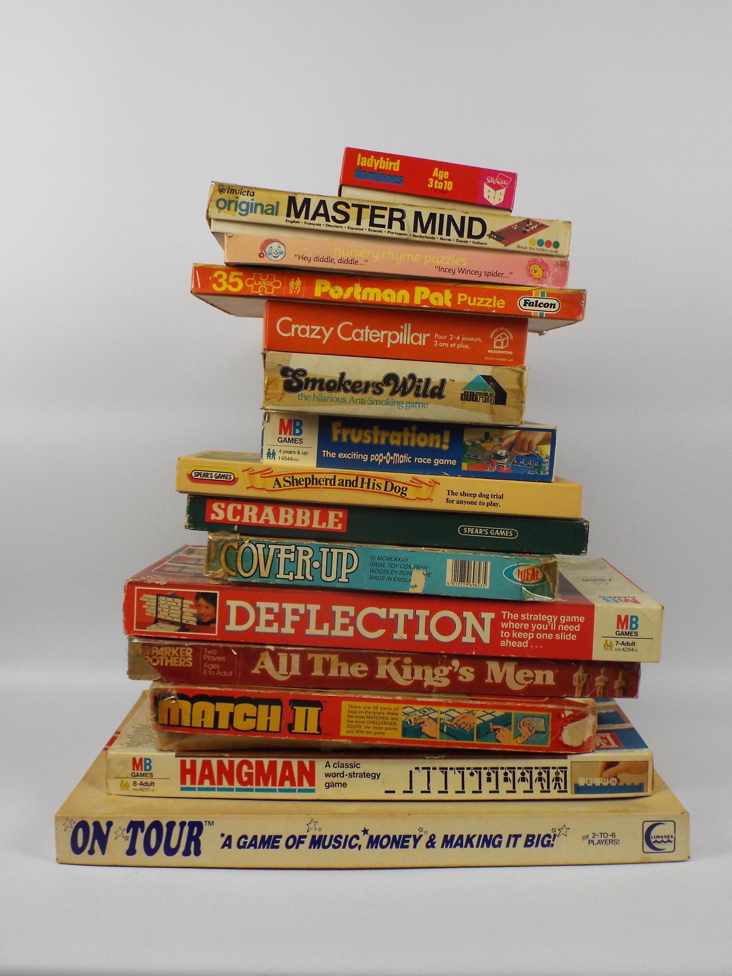 A collection of vintage board games to i