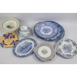 A collection of ceramics to include Minton, Spode, Masons and similar.