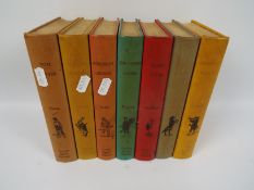 Seven Caxton Junior Classics to include Treasure Island, Tom Sawyer, Alice In Wonderland,