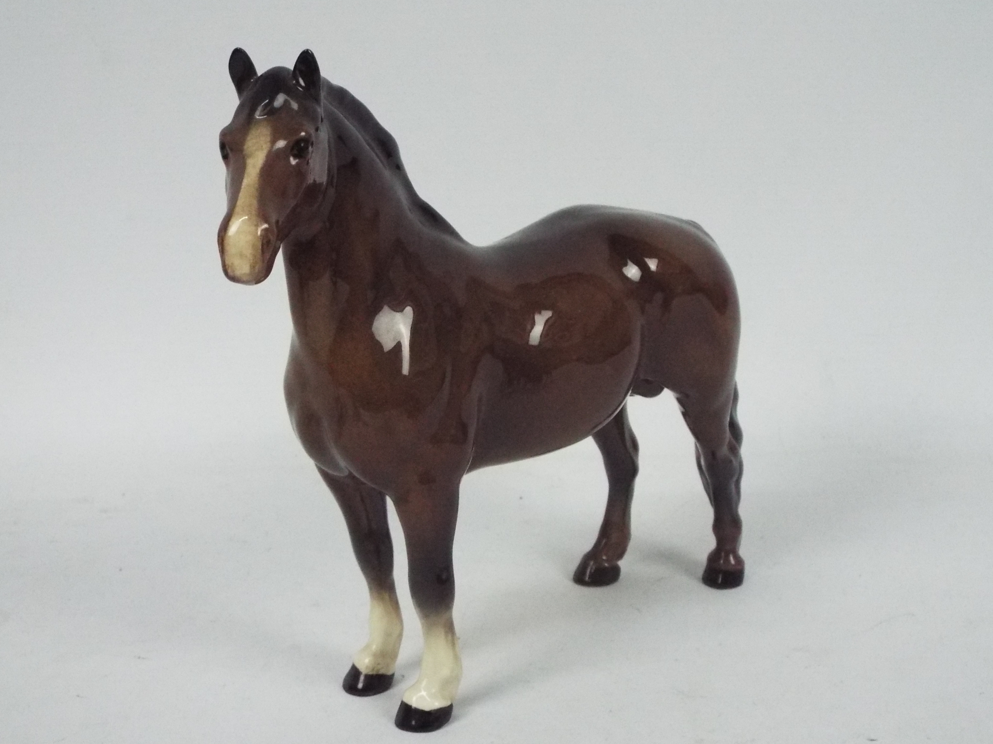 Beswick and similar horse figures, large - Image 3 of 5