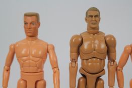 21st Century Toys, GI Joe - Four unboxed naked 12” action figures.