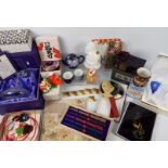 Lot to include boxed crystal glassware including Edinburgh Crystal decanter, various Japanese items,