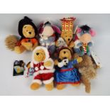 Walt Disney soft toys and other relating to Winnie The Pooh.