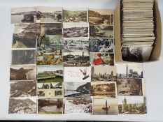 Deltiology - In excess of 500 mainly early period cards, UK topographical along with some subjects.