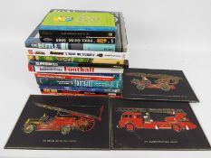 Haynes - 14 x hardback books mostly relating to cars and football including, The Volkswagen Beetle,