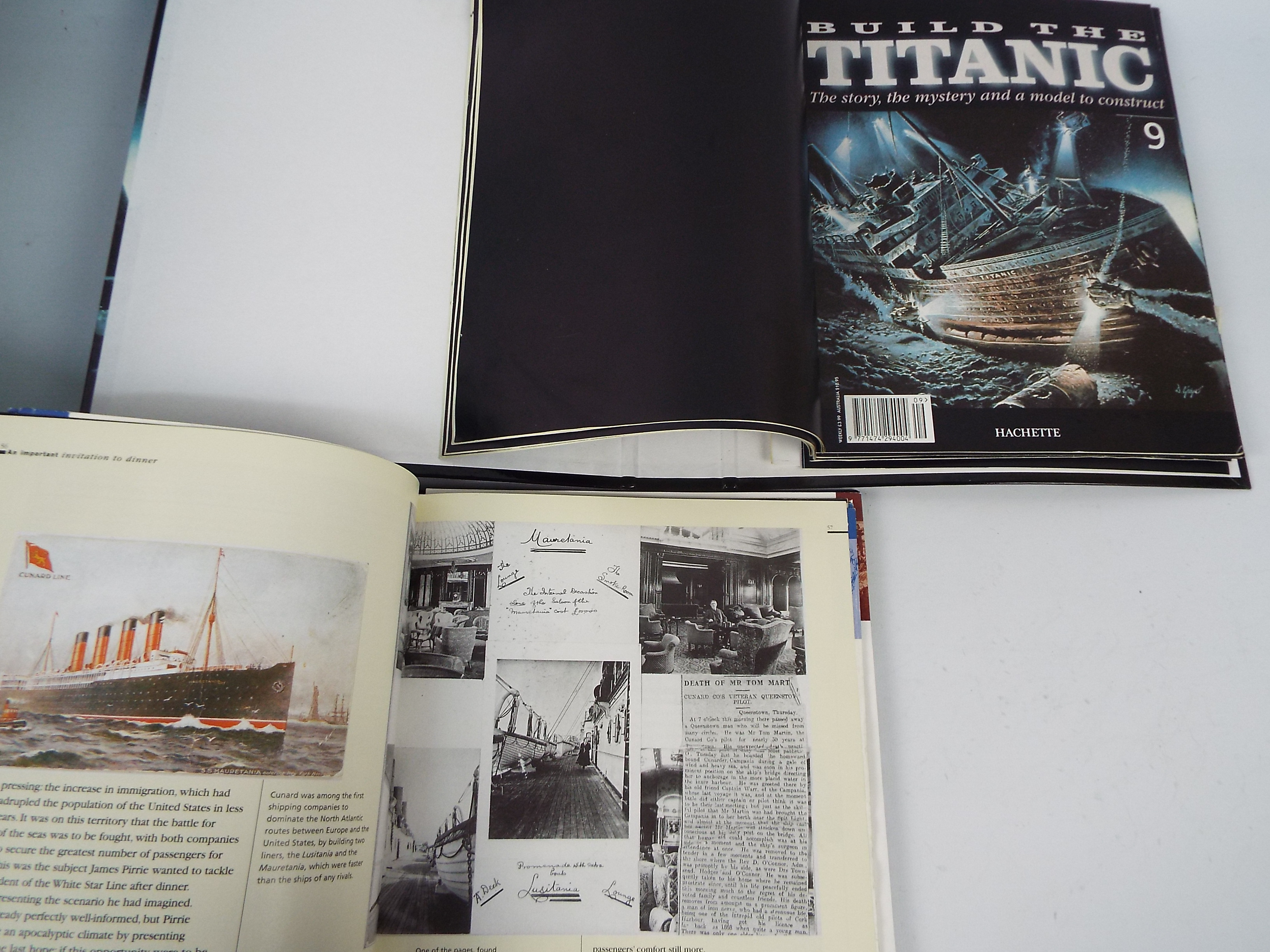 Hachette - A quantity of Build The Titanic issues with magazines and parts and 2 x ring binders. - Image 4 of 4