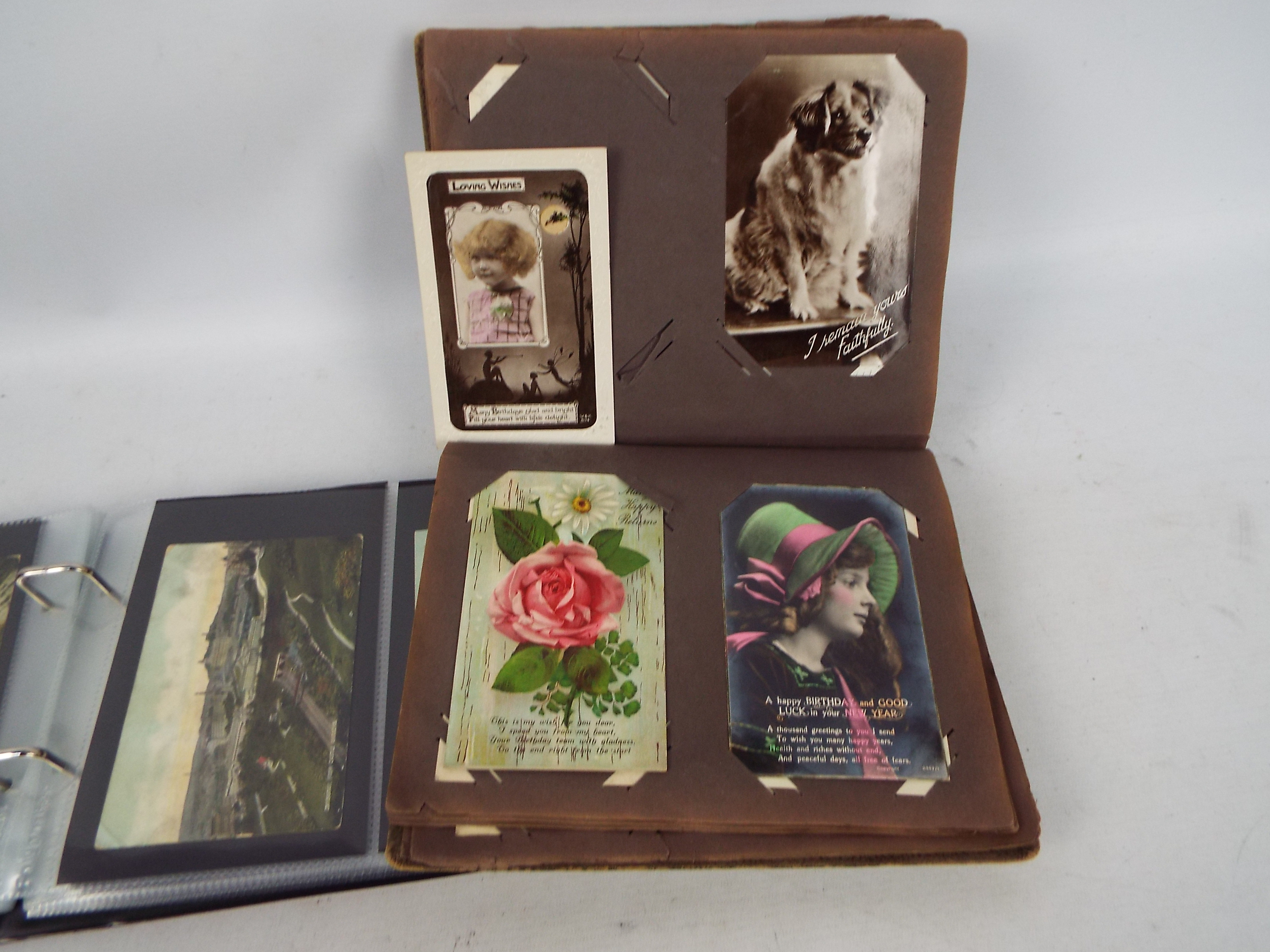 Deltiology - A collection housed over seven albums and loose to include postcards, photographs, - Image 6 of 6