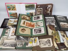 Deltiology - A collection housed over seven albums and loose to include postcards, photographs,
