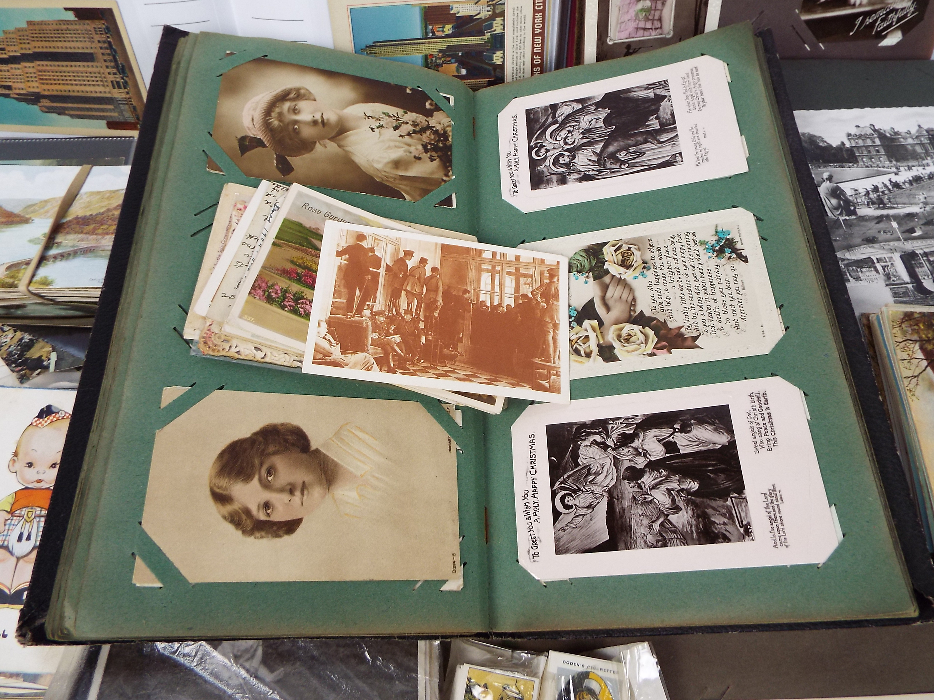 Deltiology - A collection housed over seven albums and loose to include postcards, photographs, - Image 2 of 6