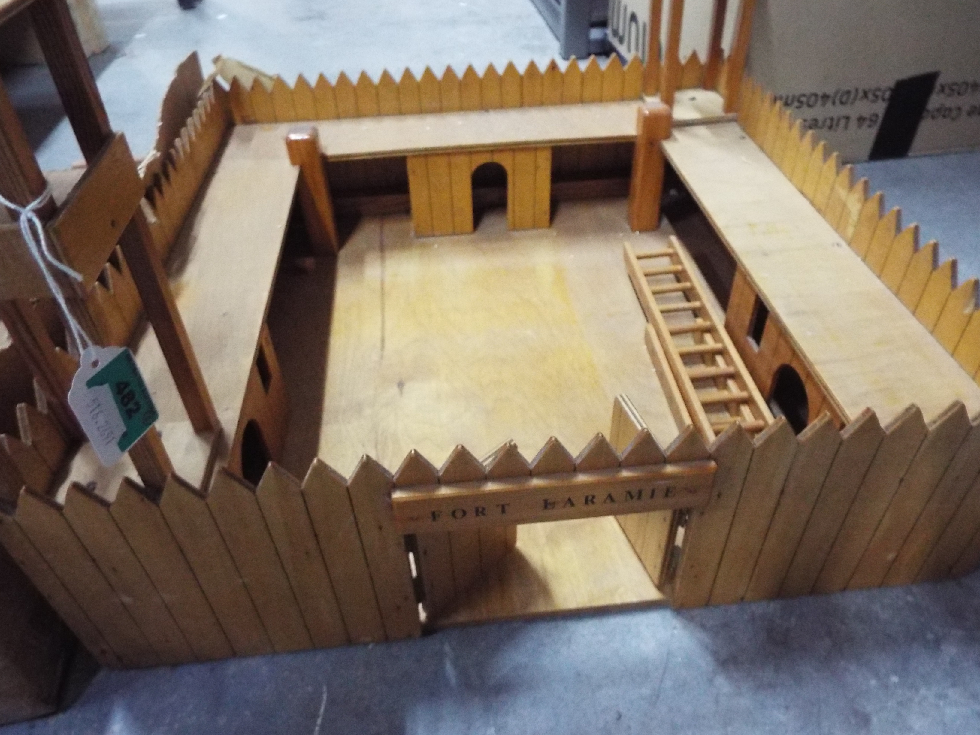 A wooden Fort Laramie playset and a furt - Image 2 of 3