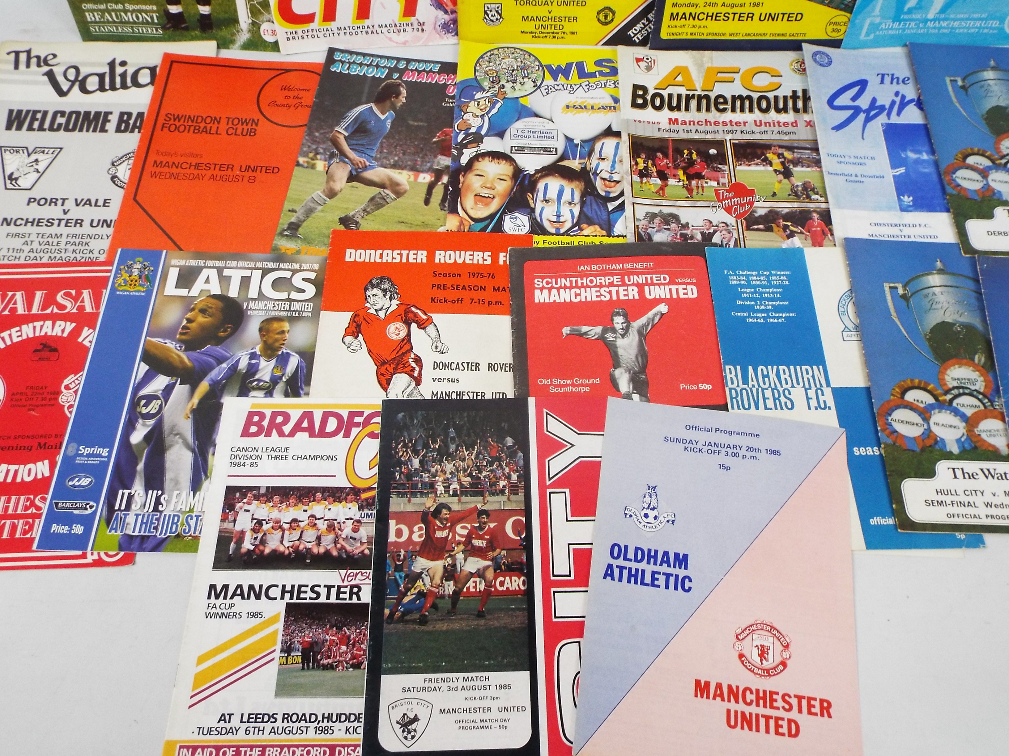 Football Programmes, Manchester United a - Image 4 of 4