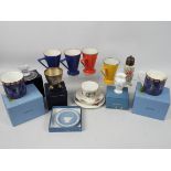 A collection of ceramics and glassware t