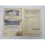 Cardiff City Football Programmes, Home i