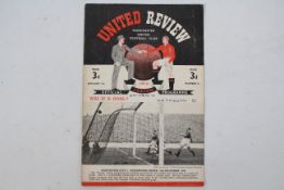 Football Programme, Manchester United ho