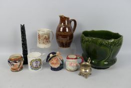 Mixed ceramics to include an Art Nouveau