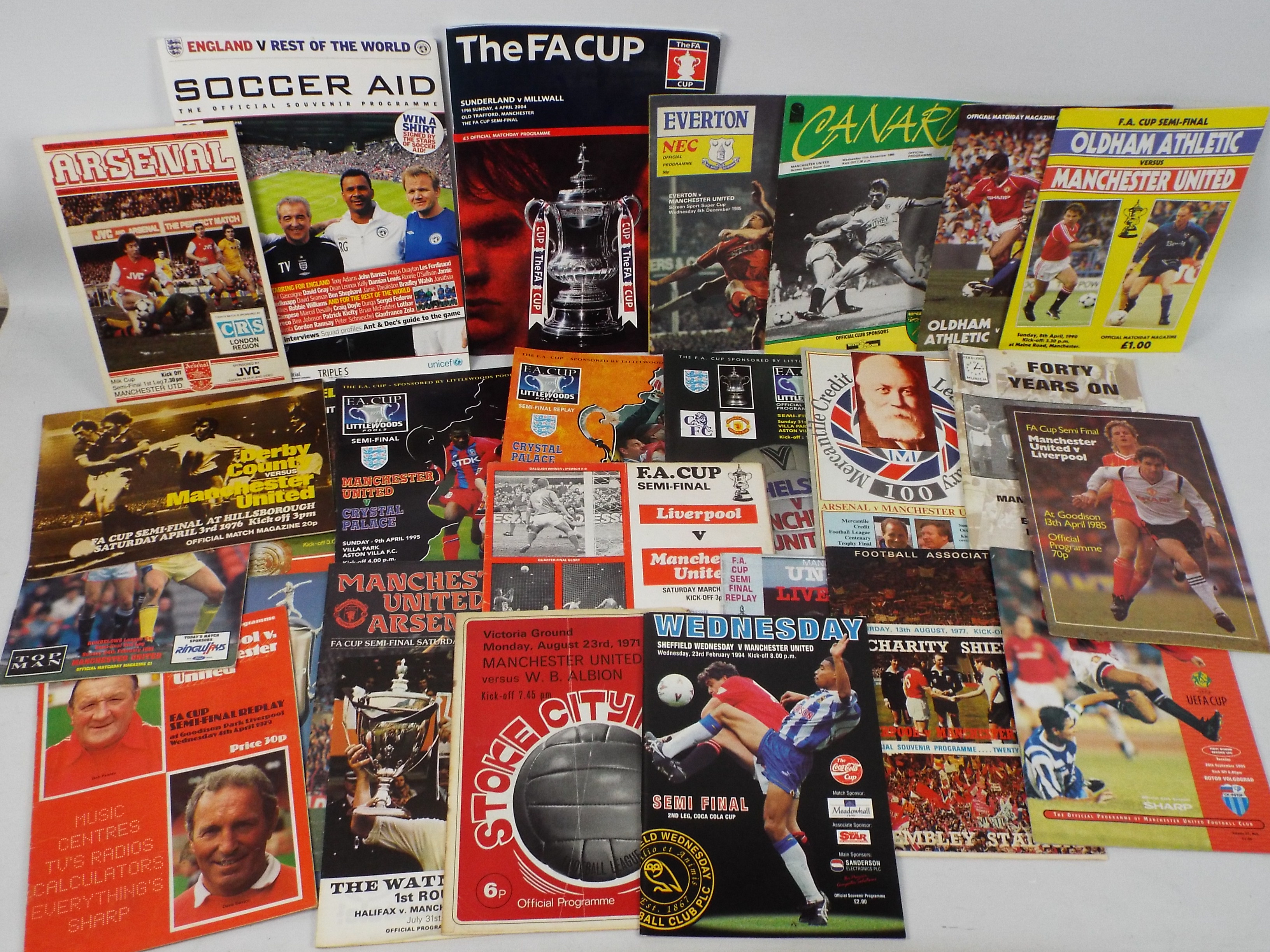 Football Programmes, A large selection o