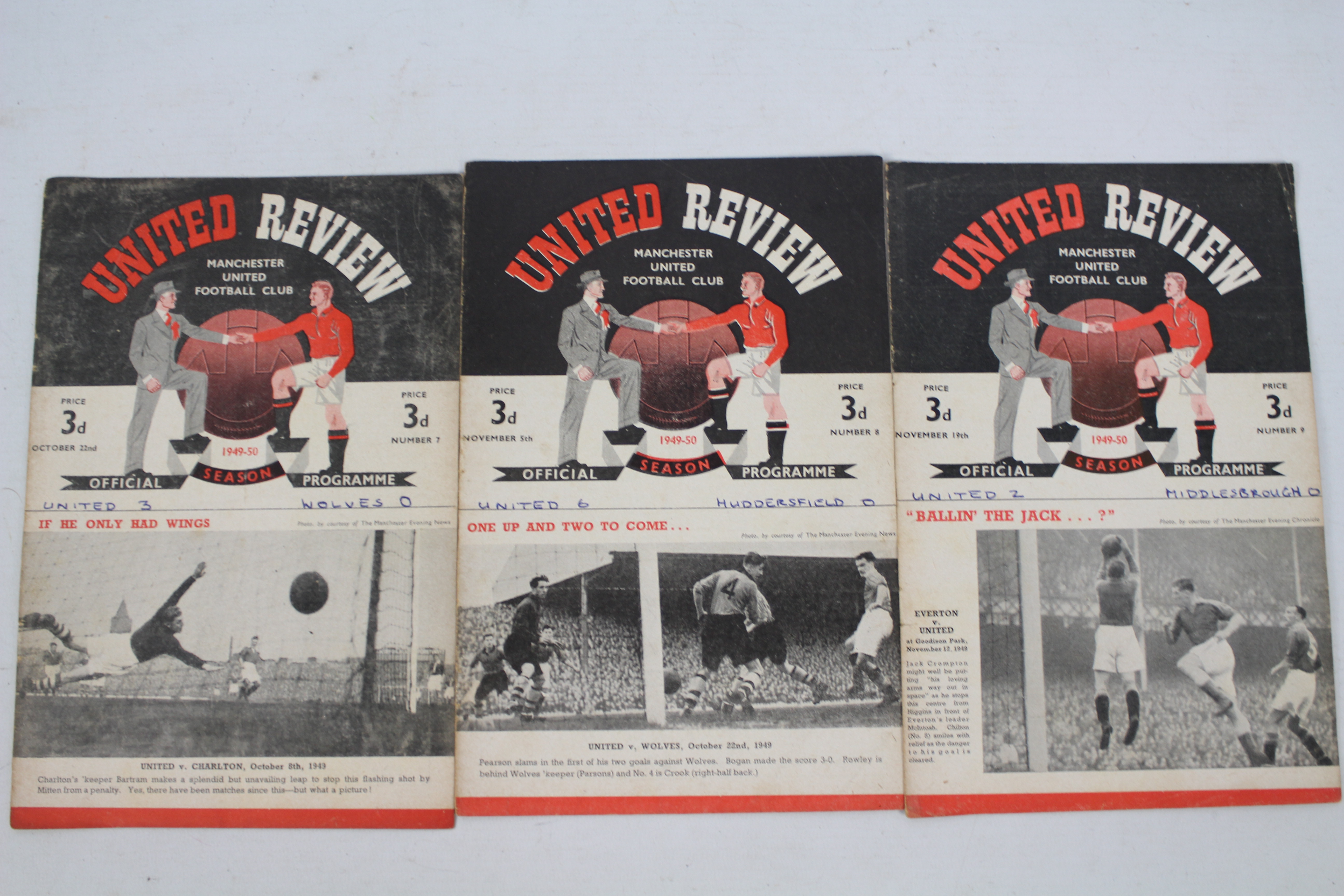 Football Programmes, Manchester United h