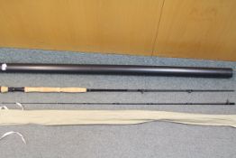 A G Loomis GL3, two piece fly rod, line 13/15, contained in soft case and tube.