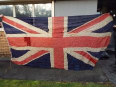 A very large, vintage Union Flag,