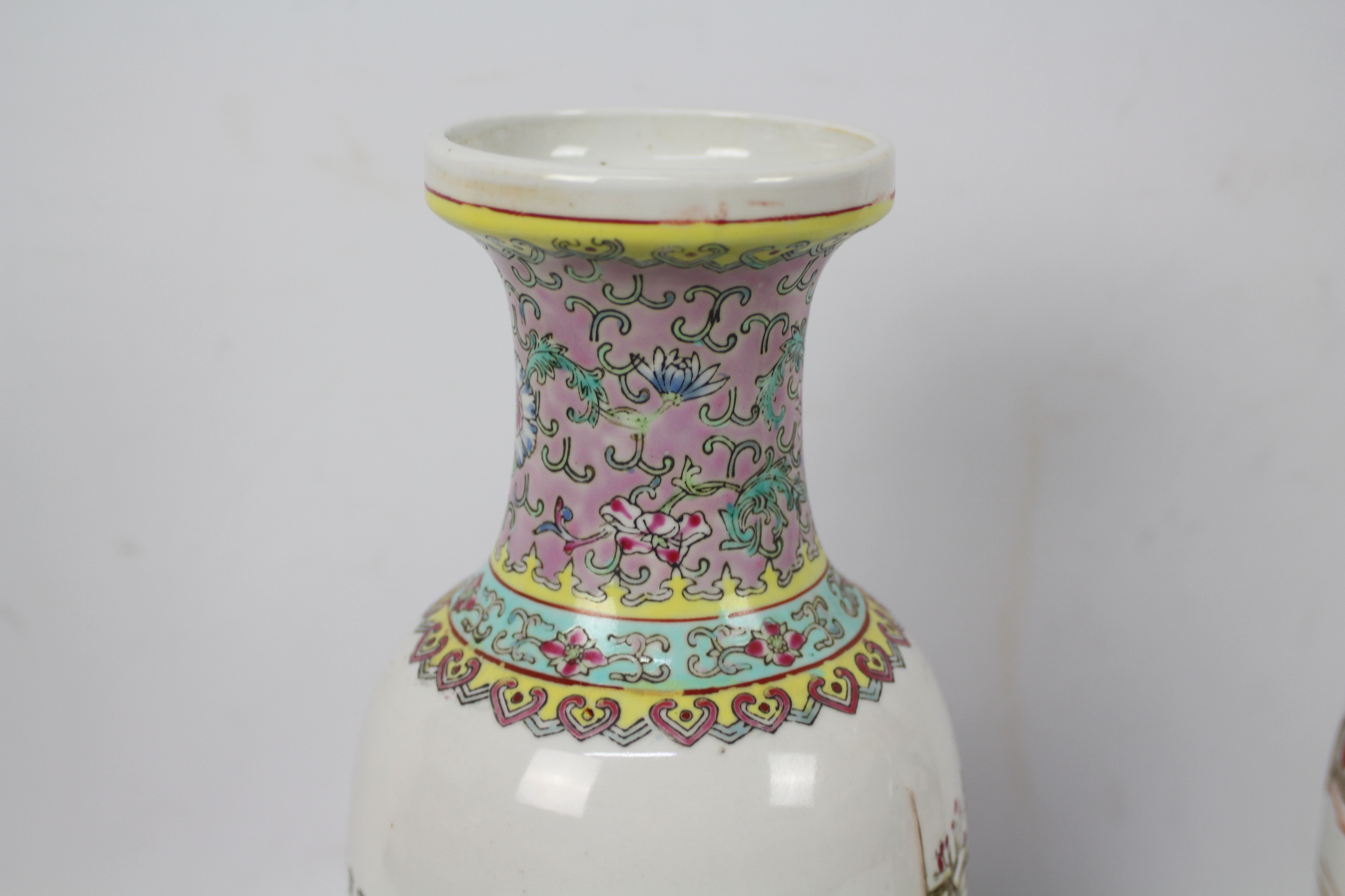 Two Chinese famille rose vases, - Image 2 of 15