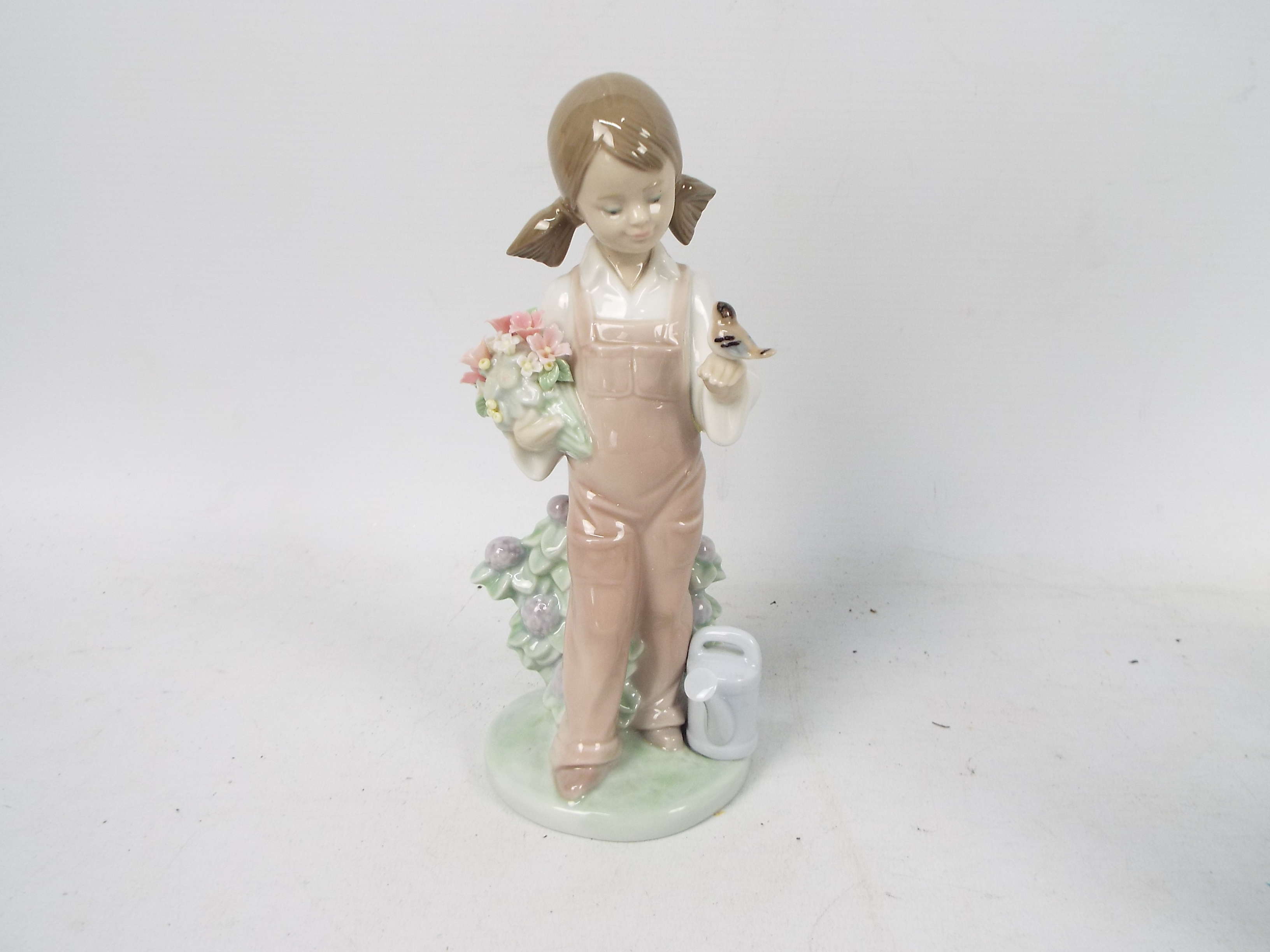 Lladro - Two boxed figures comprising # 5217 Spring and # 6419 Arms Full Of Love, - Image 4 of 5