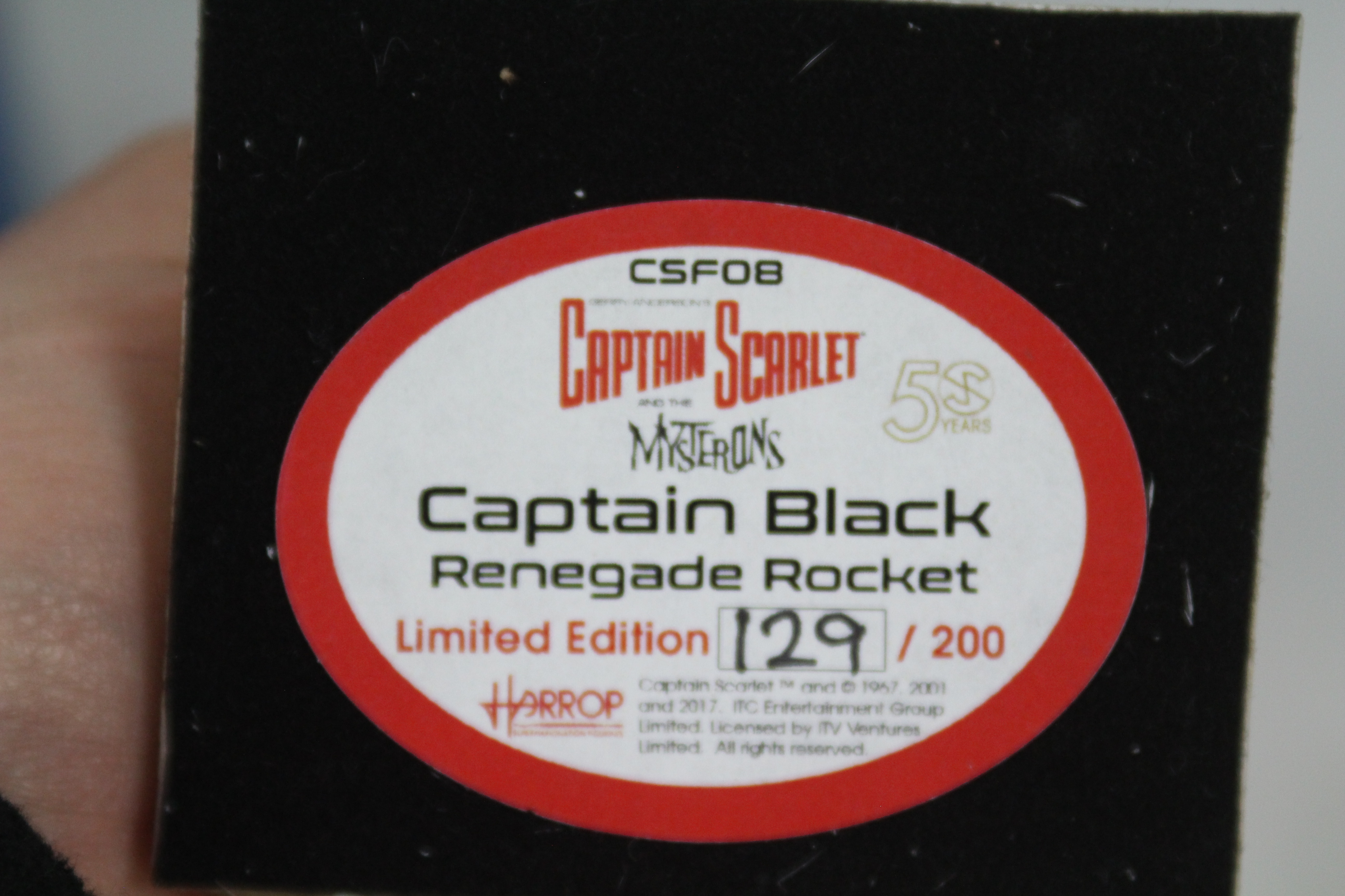 Captain Scarlet - A limited edition Robert Harrop figure of Captain Black from the Gerry Anderson - Image 4 of 4