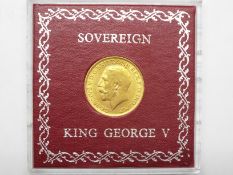 Gold Sovereign - a King George V gold Sovereign, 1914,