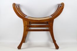 A good quality stool with cane seat.