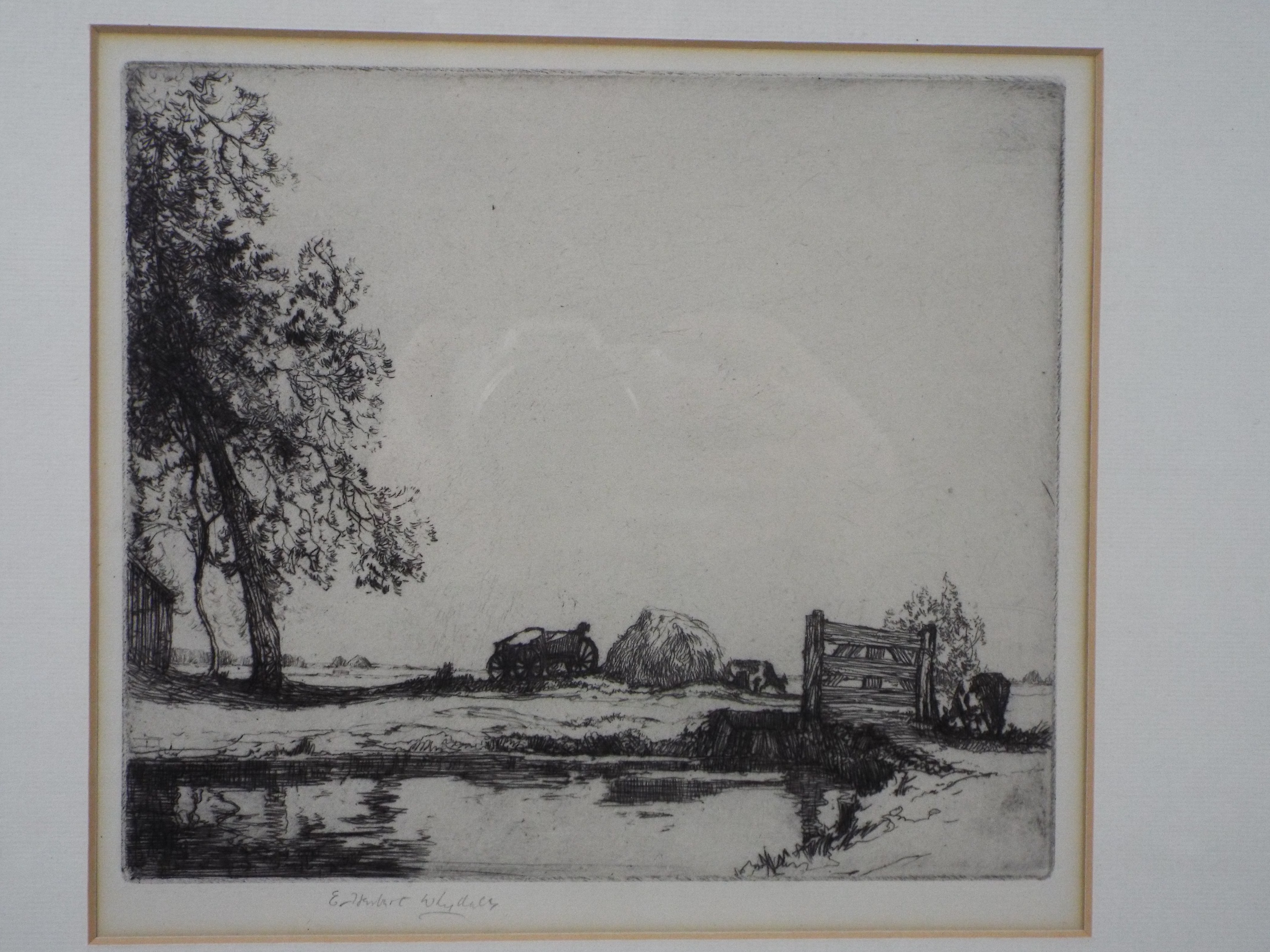 Whydale (Ernest Herbert, 1886-1952) - Three etchings, signed in pencil, - Image 5 of 10