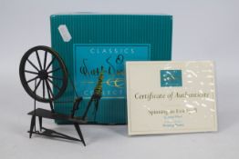 Walt Disney - A boxed Classics Collection model depicting the spinning wheel from Sleeping Beauty