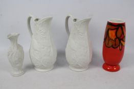 A Poole Pottery Delphis vase, shape 15, approximately 22 cm (h),