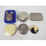 Lot to include four vintage powder compacts,
