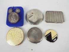 Lot to include four vintage powder compacts,