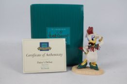 Walt Disney - A boxed Classics Collection figure of Daisy Duck entitled Daisy's Debut,