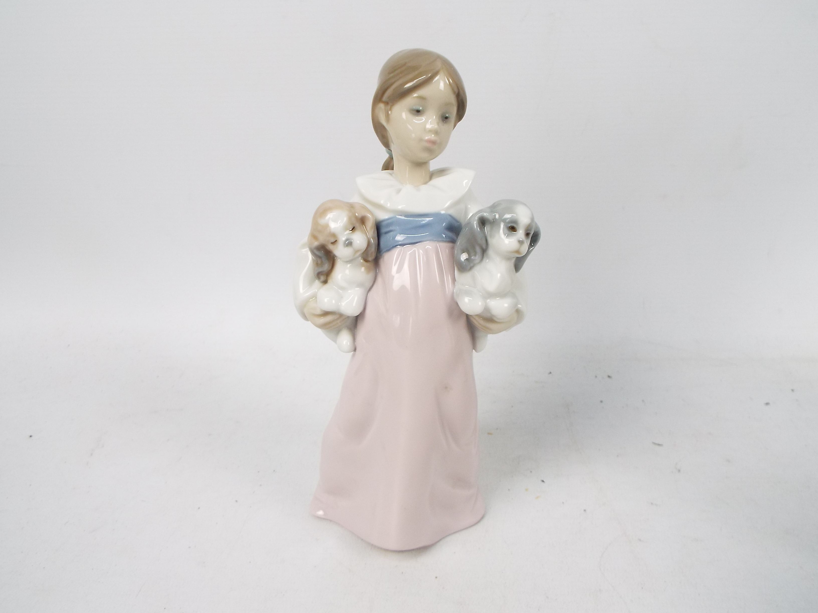 Lladro - Two boxed figures comprising # 5217 Spring and # 6419 Arms Full Of Love, - Image 2 of 5