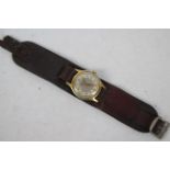 A vintage, gold plated, manual wind, Junghans wrist watch, 3.