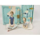 Lladro - Two boxed ballerina figures comprising # 1358 and # 1359, largest approximately 18 cm (h).