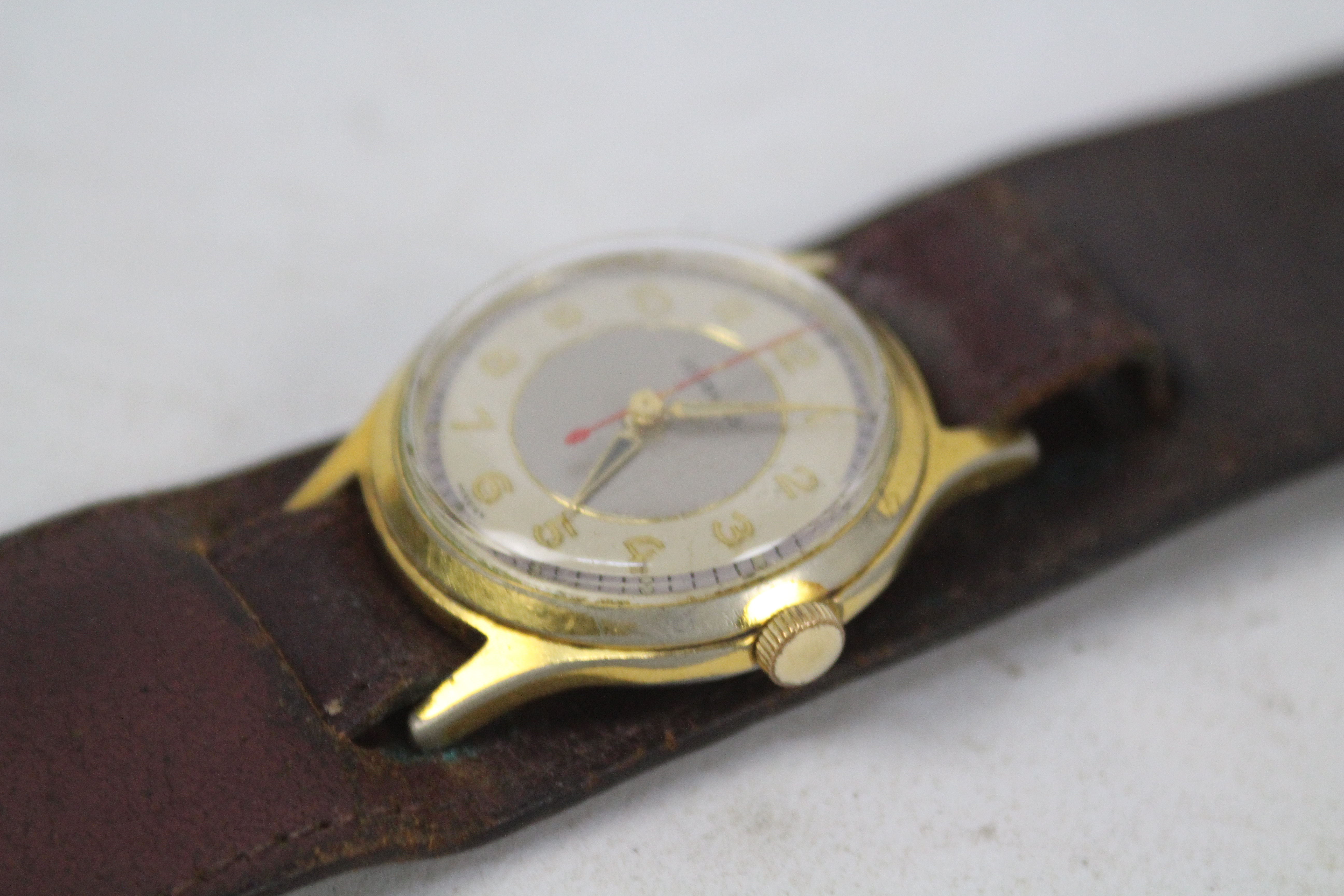 A vintage, gold plated, manual wind, Junghans wrist watch, 3. - Image 4 of 4