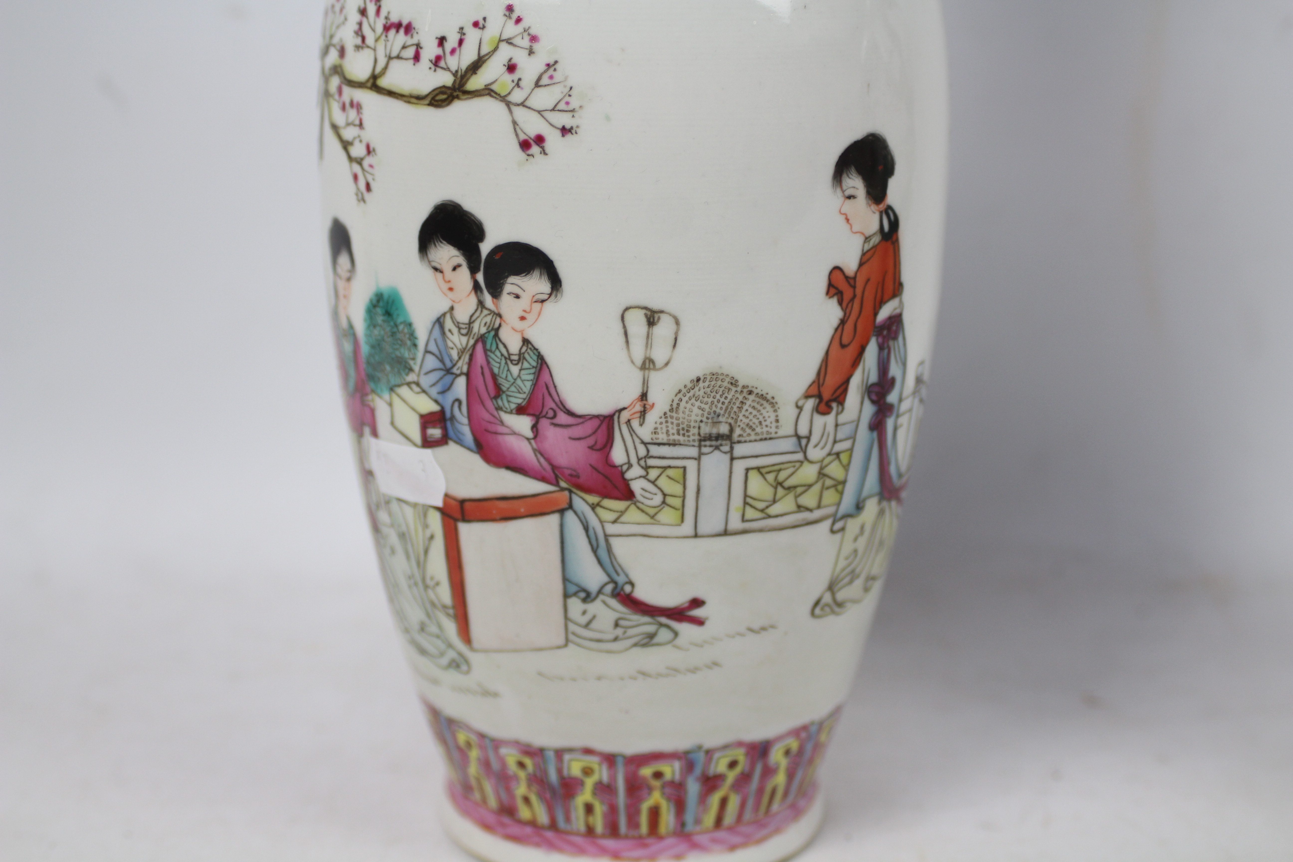 Two Chinese famille rose vases, - Image 4 of 15