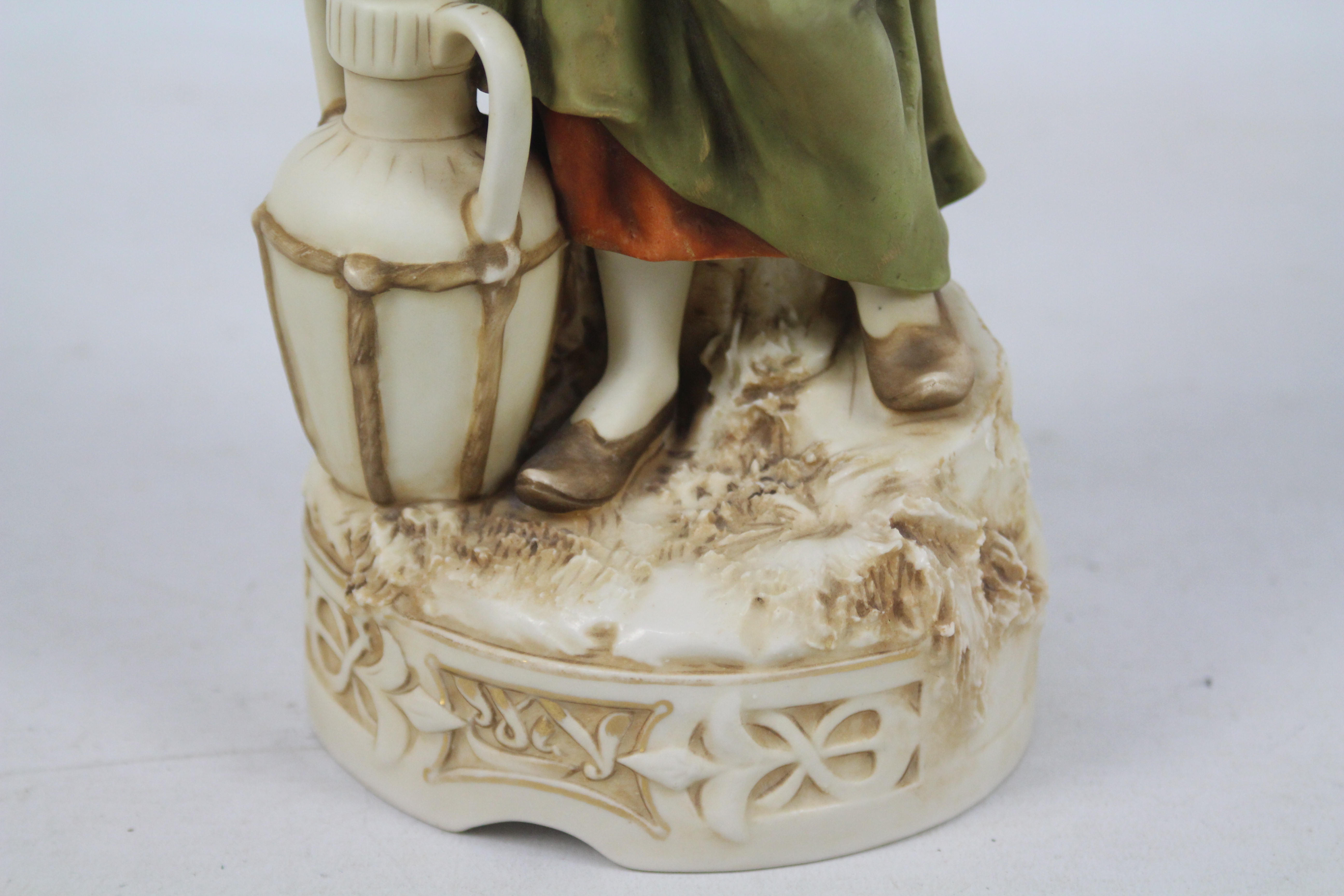 Royal Dux - A figure depicting an Eastern style female water carrier, - Image 4 of 9