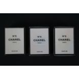 Three 7 ml bottles of Chanel No5, factory sealed.