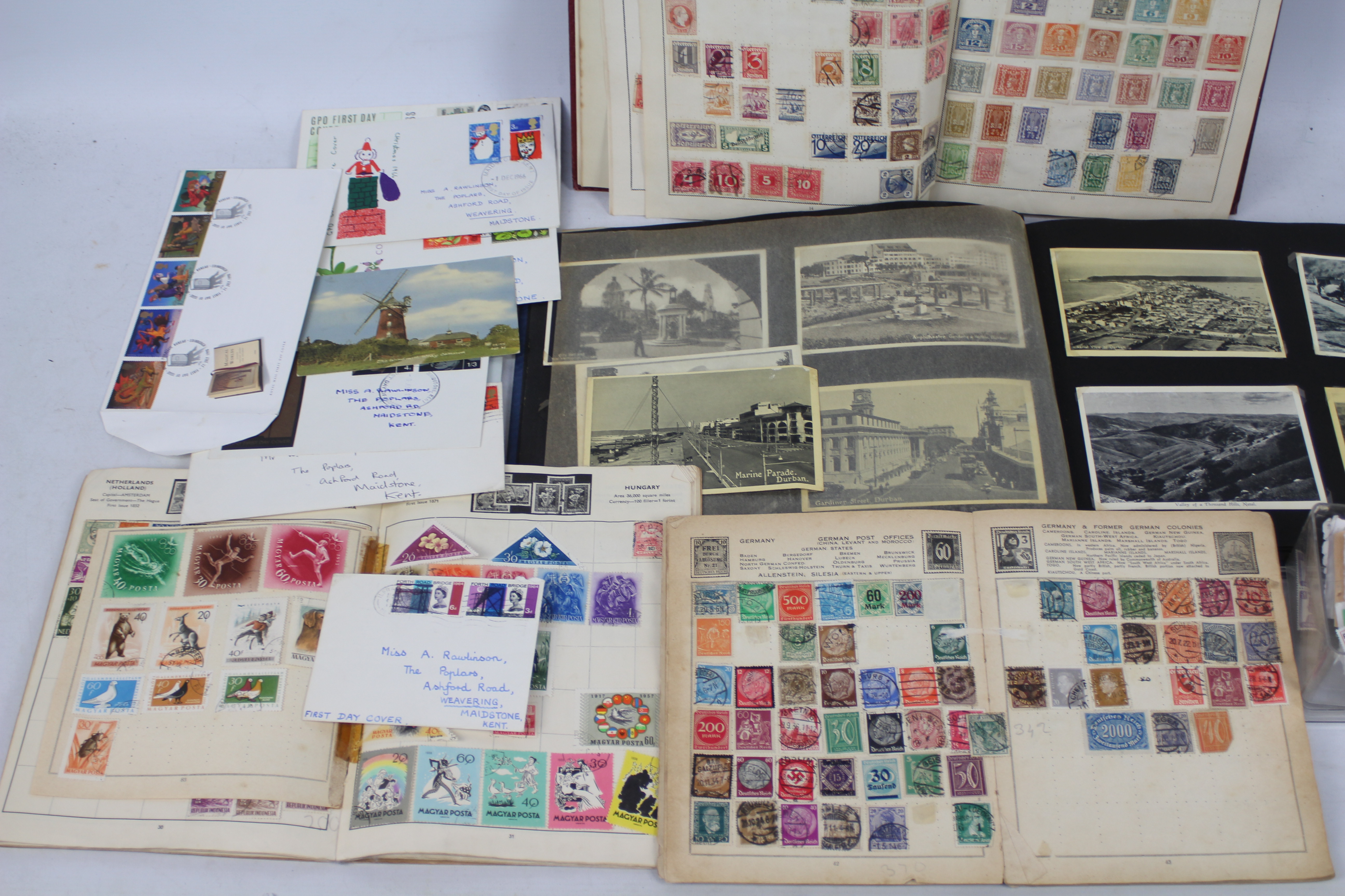 Three albums of world stamps, - Image 3 of 9